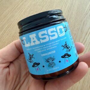 LASSO Unscented Organic Tallow Honey Balm Moisturizer